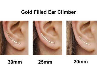 Ear Climbers Earrings, Ear Climber, Gold Ear Pins, Climber Earrings, Ear Crawlers, Earrings Pin, Gold Earrings, Earring Pins