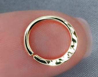 Anello Con Setto Nasale Pieghevole In Opale, 18G O 16G, 8 Mm - Foto 6