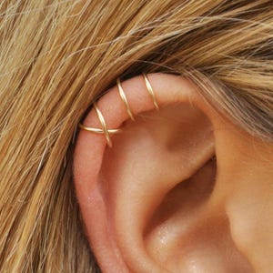 Affordable Bridesmaid Gifts, Ears Cuffs Sets, No Piercing Needed, Fake Cartilage Earrings