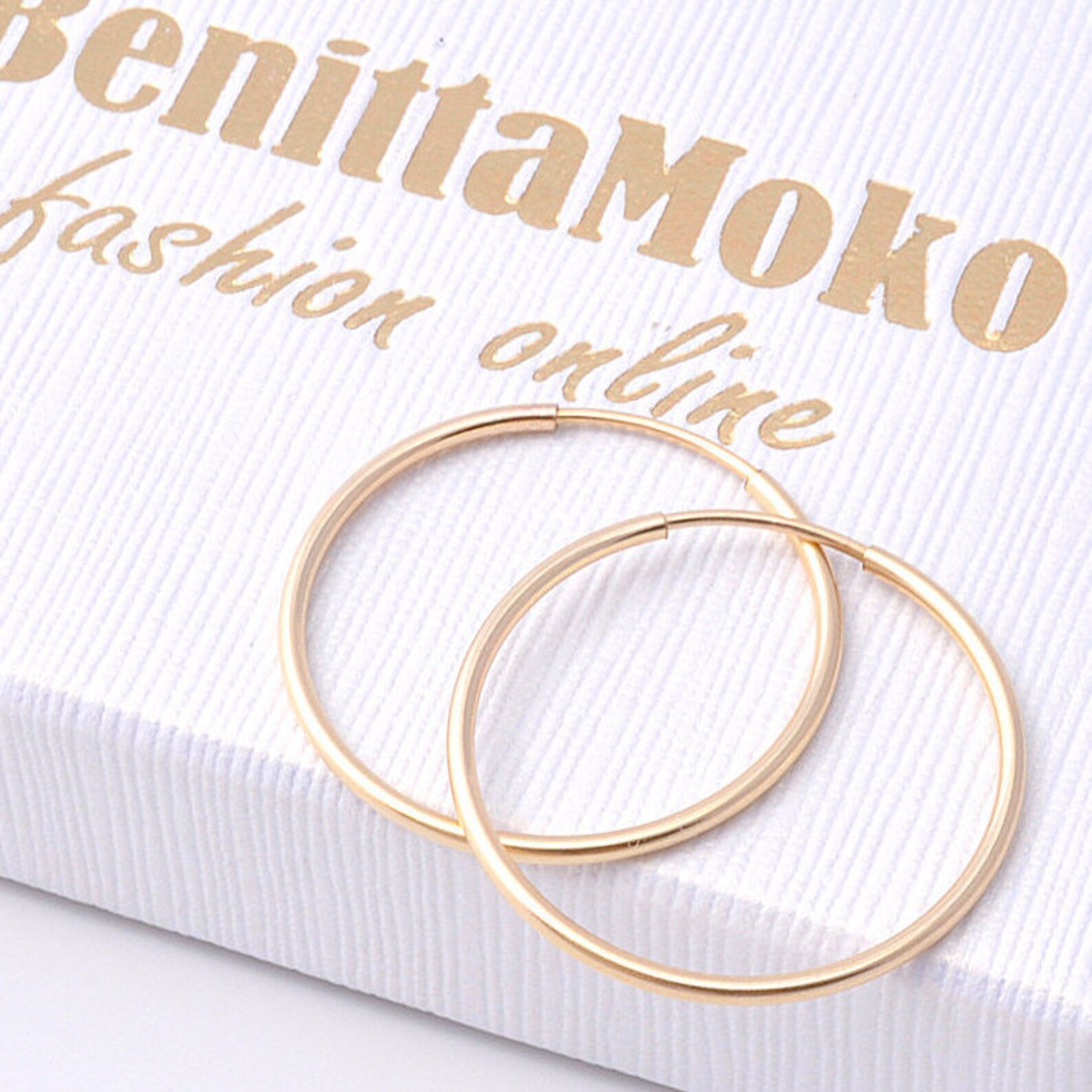 Thin Gold Hoops High Quality Gold Hoops 14k Gold Filled Etsy