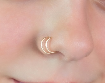 Fake Nose Piercing, Nose Clip, Nose Cuff, No Piercing Needed