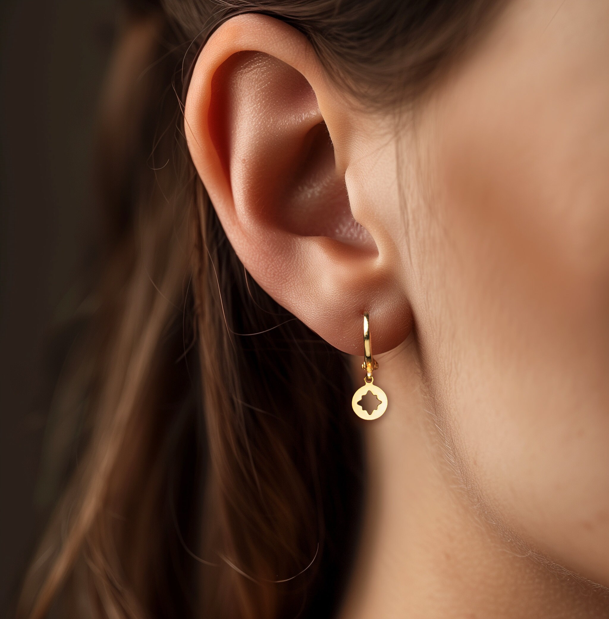 ピアス Two-way Star Hoop Earrings #7104 Amazon.com: Star Hoop Earrings for Women Men Stainless Steel