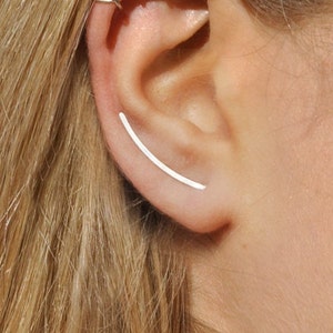 925 Silver Ear Clip Earrings Gold Filled Jewelry Vintage Handmade Hammered Jewelry Pendientes Oorbellen Boho Earrings For Women Sterling Silver 25mm