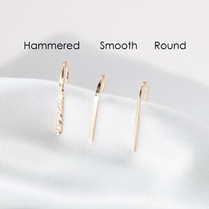 Dainty Arc Earrings, Uneven Earrings, Ear Climber Cuff, Ear Cuff Earrings, Second Hole Piercing
