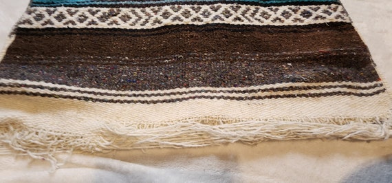 vintage  Mexican  poncho serape - image 2