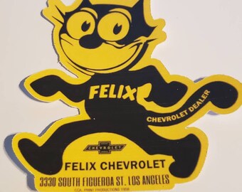 Felix the Cat Cartoon #02 Car Truck Bumper Window FUN 9" Vinyl Decal Sticker 