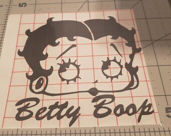 Betty Boop Car Decal - Etsy