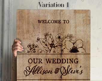 Engagement Party Welcome Sign, Fall Wedding Entrance Sign, Rustic Engagement Decor, Couples Shower Banner, Bride And Groom Sign, Custom Sign
