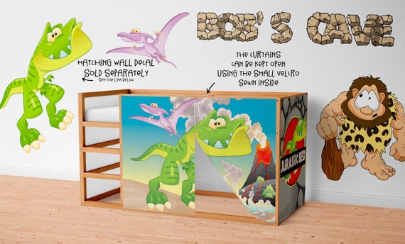 Speelhuis voor Ikea Kura Bed Dinosaur Playhouse Gordijnen | Etsy Speelhuis voor Ikea Kura Bed Dinosaur Playhouse Gordijnen | Etsy
