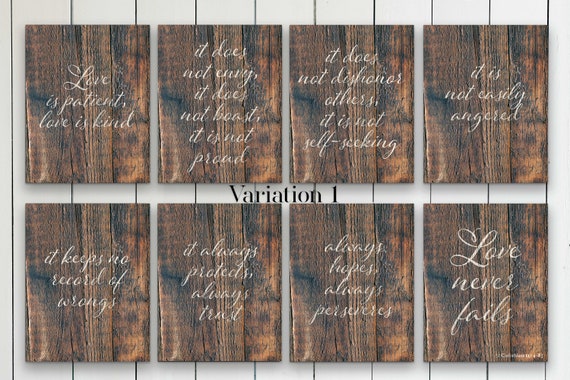 Set Of 8 Wedding Aisle Signs Wedding Ceremony Decor Printed Canvas
