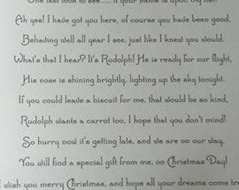 Christmas poem | Etsy