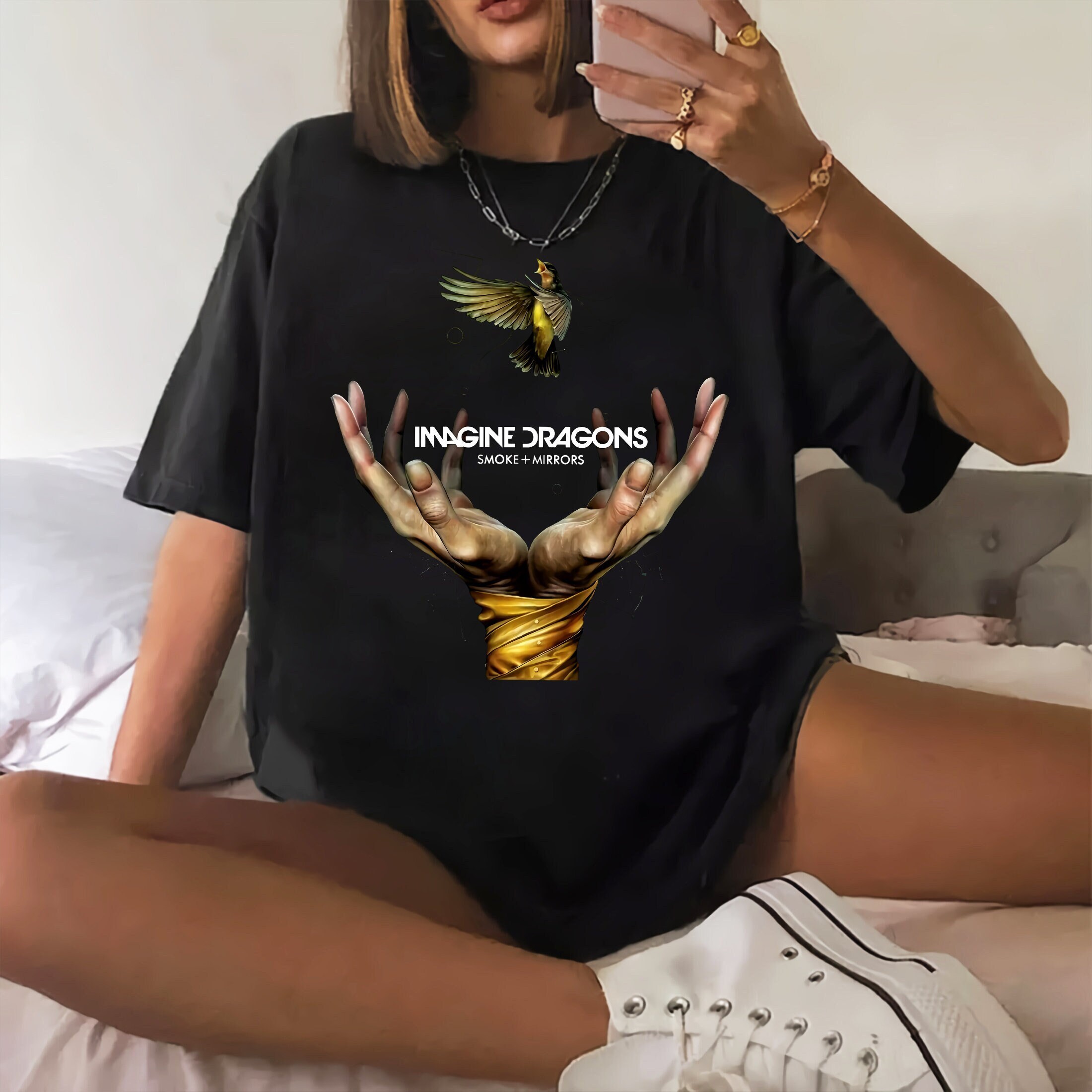 Vintage Imagine Dragons Smoke and Mirrors Shirt Imagine Dragons T shirt Imagine Dragons 2024 Tour Merch Shirt Shirt for Fan Etsy Canada