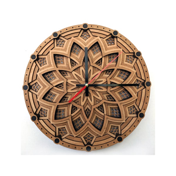 Wooden Wall Clock Etsy UK