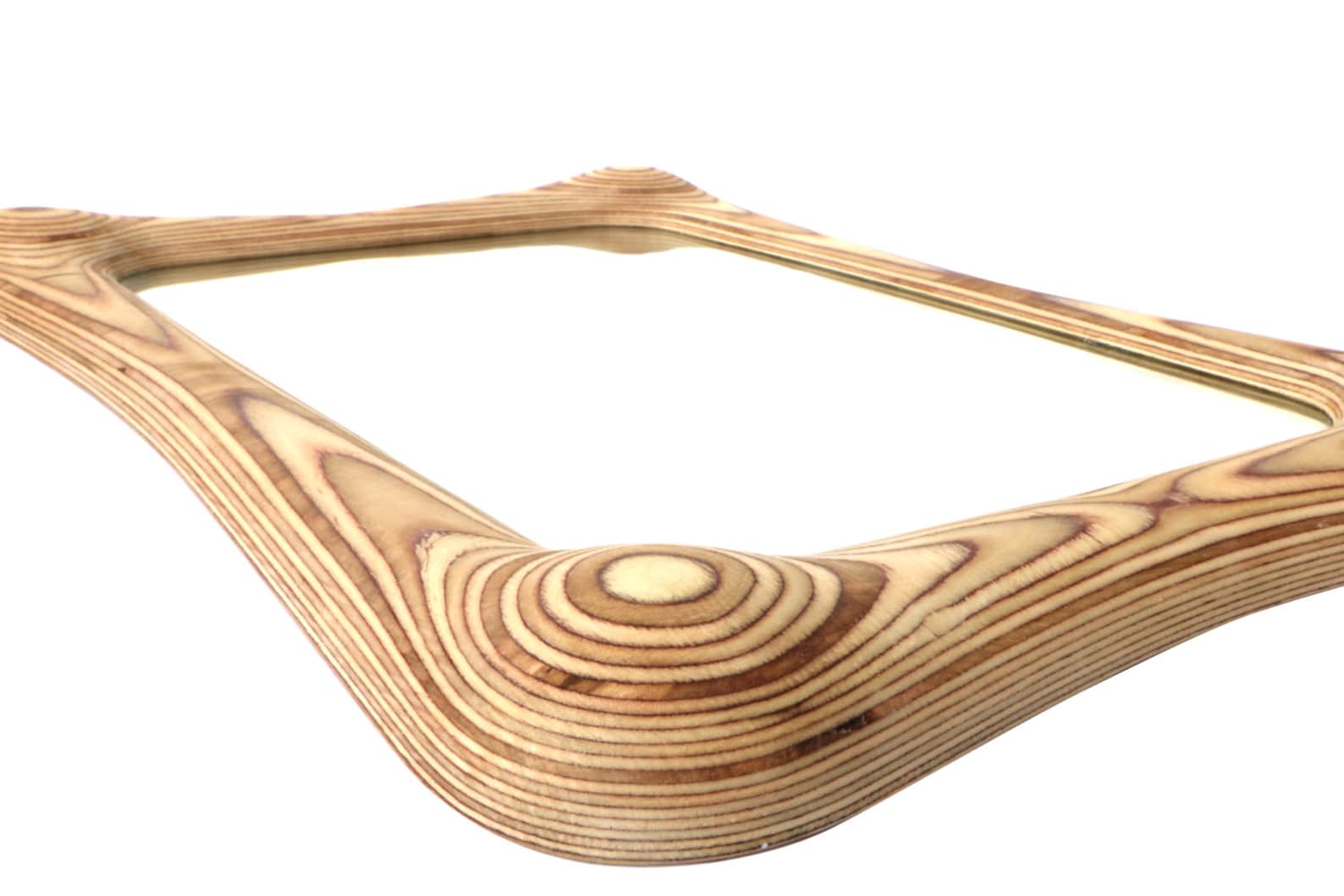 Wooden Wall Hanging Mirror for Living Room Bedroom or Hallway Etsy UK