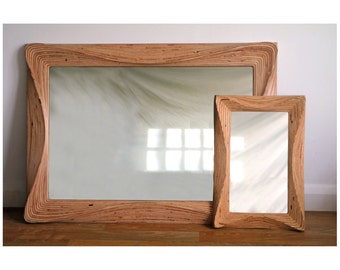 Large wooden mirror - Tall wooden mirror - big wooden mirror - living room mirror - bedroom mirror - study mirror - mirror - big mirror