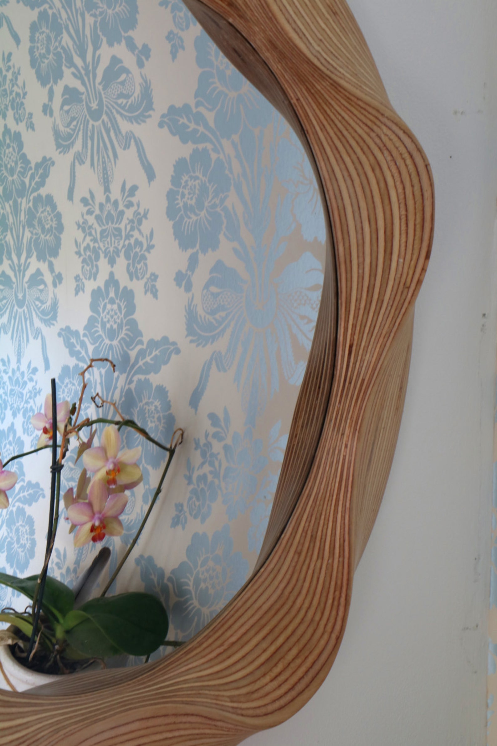 Convex Mirror Round Convex Mirrors Wooden Convex Mirror Etsy
