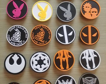 Custom Yamaha YXZ 1000R / Can-am Ryker Emblems - black base