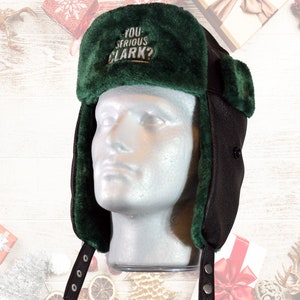 You Serious, Clark?  Embroidered Cousin Eddie Trapper Hat - The Ultimate Christmas Vacation Fan Gear!