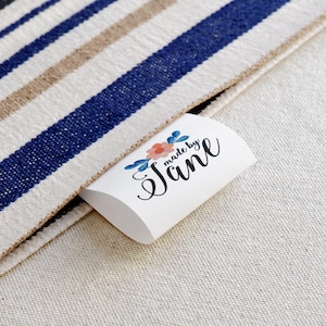 Custom Fabric Sew On Clothing Labels Personalised Knitting Tags for Handmade Care Labels Garment Branding Custom Tags Crochet Sewing
