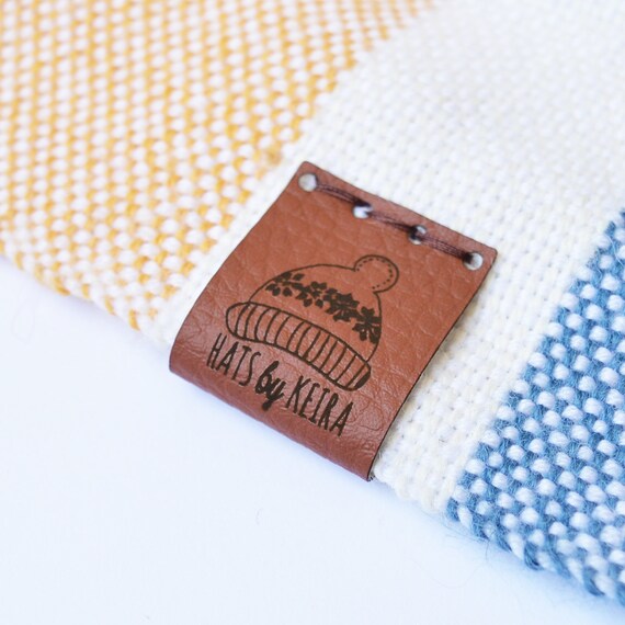 Crochet Tags Faux Leather Tags Crochet Labels Custom Faux Etsy