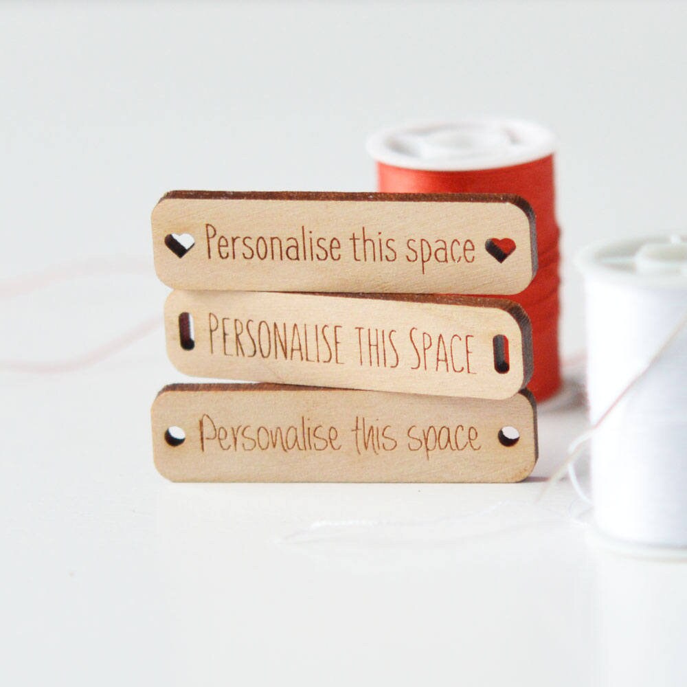 Personalized Wooden Labels Custom Wooden Labels Wood Labels Etsy