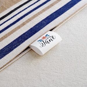 Sew on fabric labels tags, quilting labels, sewn on labels, uk, knitting label, sewing label, branding, custom fabric label - 100x50mm