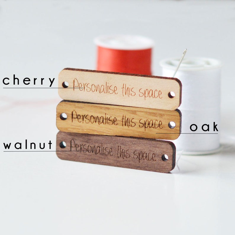 Personalized wooden labels custom wooden labels wood labels Etsy
