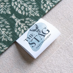 Custom Fabric labels 100 white satin fabric labels Apparel Labels PRECUT