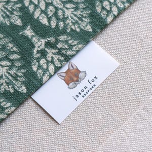 personalized labels, custom fold over label, fabric labels, sewing labels, quilt labels, 30mm x 30mm Sewing tags, Knitted Crochet tags