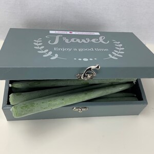 B-Beeswax candles, hand-pulled in a box
