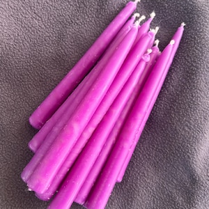 B- Beeswax candles, 16 cm x 1.5 cm, special offer, set of 5.