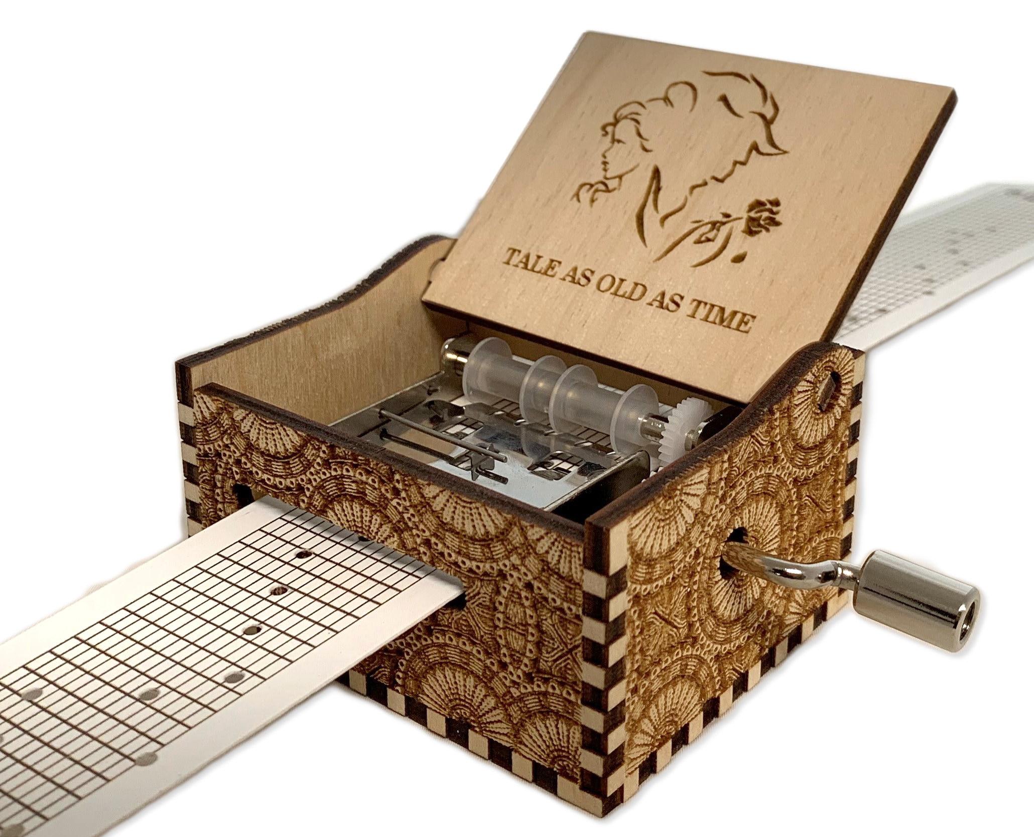 Old wooden music box discount