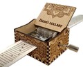 Zelda's Lullaby - The Legend Of Zelda - Hand Crank Wood Paper Strip Music Box With Personalized Engraving - Laser Cut and Engraved product logo