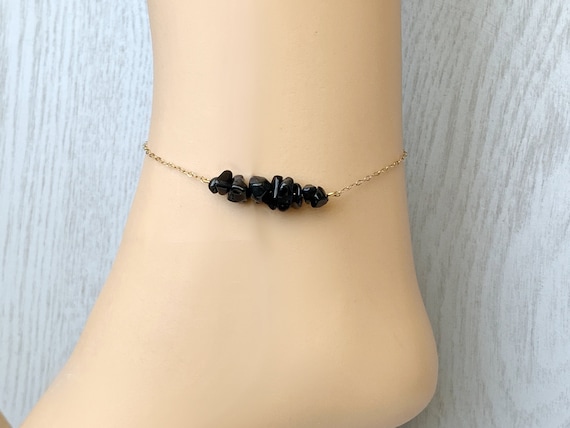 Obsidian anklet deals