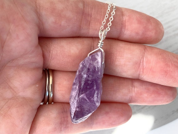 Amethyst Heart Necklace | 18KT Gold - Melt Jewellery