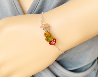 Leo Bracelet Silver, Zodiac Bracelet or Anklet, Horoscope Gifts for Leo Star Sign Jewelry Gold, August Birthstone Bracelet Birthday Gift