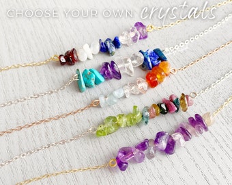 Personalized Crystal Anklet, Custom Gemstone Jewelry, Customized Crystal Anklet, Custom Bridal Jewelry, Crystal Gift for Women, Tiny Anklet