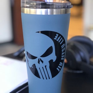 Jiu Jitsu Vinyl Decal Punisher - Brazilian Jiu Jitsu Fan Gift - Jiu Jitsu Life - BJJ Passion - Car Window Laptop Decor