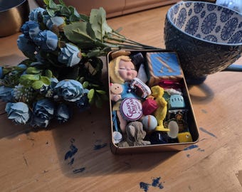 Fairy Trinket Tin: Vintage Mystery Collection - mystery box, fairycore, fairytale gift, fairy treasures - amazing Christmas gift!