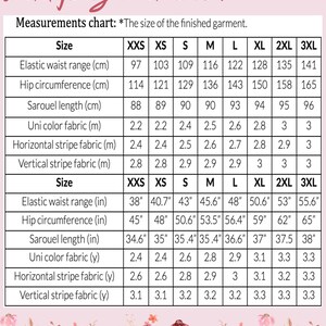 Patrón PDF de sarouel Ladybug para rollo de 36", tamaño A0, A4, papel carta de EE. UU. Estilo Lagenlook, patrón bohemio. Tallas desde XXS hasta 3XL. Tallas grandes. imagen 10