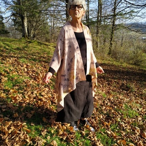 PDF Aura Kimono patrones tamaños XS-3XL para A4/US carta/36"en rollo. Lagenlook, Romántico, Boho, Plus tamaño top. Patrón para ecoprint