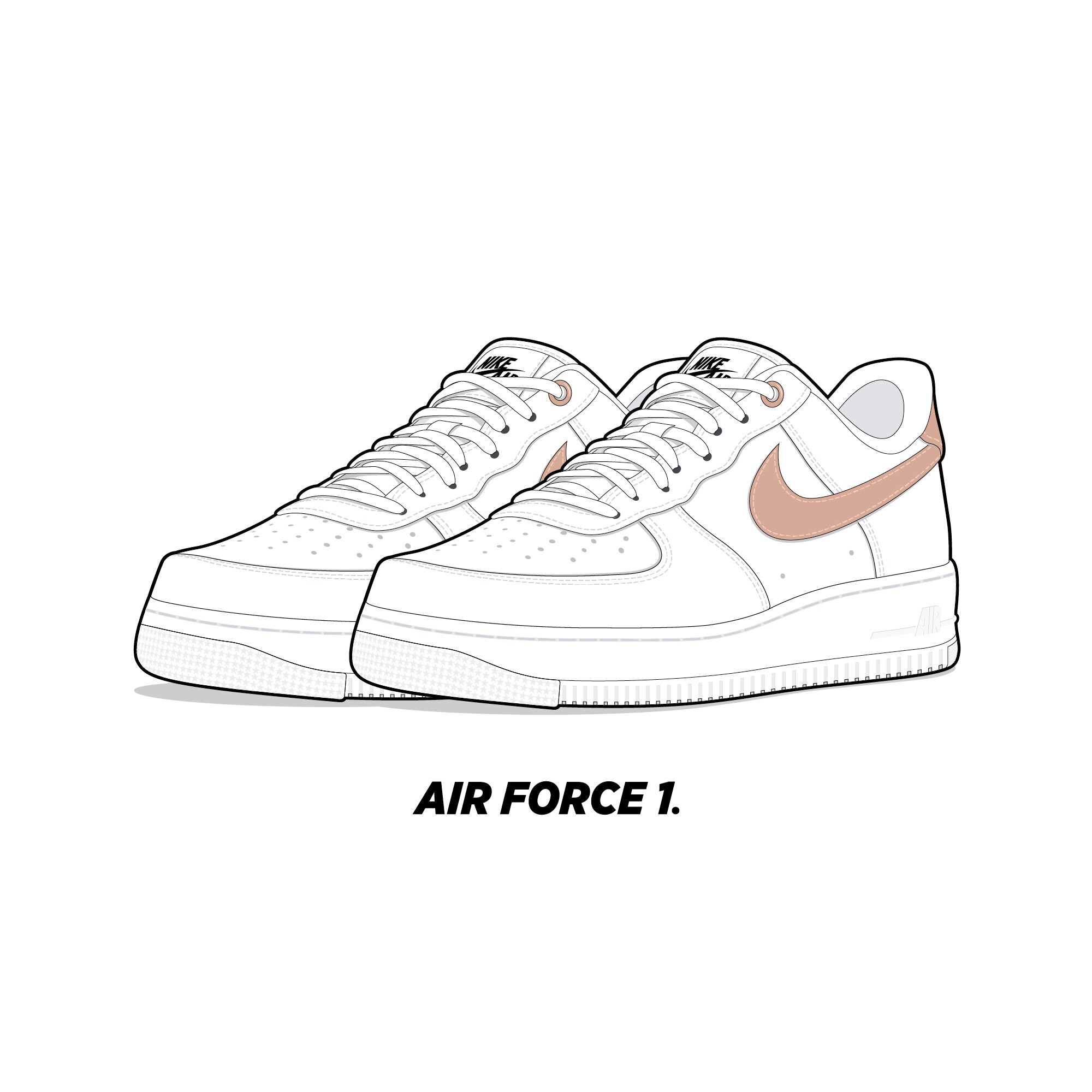 Nike Air Force Shoe Sneaker Svg Pdf Png Clip Art Digital Download ubicaciondepersonas.cdmx.gob.mx