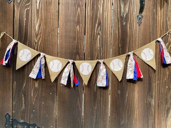 Baseball Banner,Baseball Birthday,Baseball Party,Sports Birthday,Baseball Garland,Tailgate,Happy Birthday,Photo Prop,Decor,Little League