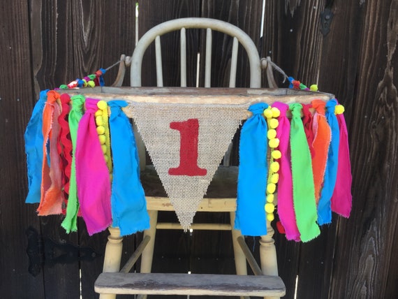 High Chair Banner, First Birthday, 1st Birthday, Fiesta Birthday, Uno Birthday, Cinco De Mayo, Taco Birthday, Rainbow, Encanto,Photo Prop