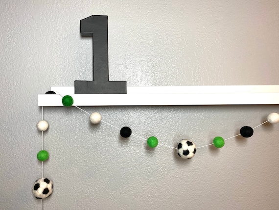 Soccer Garland,Garland,Soccer Theme,Sports Decor,First Birthday,1st Birthday,Soccer Party,Sports Birthday,Soccer Birthday,Soccer Banner