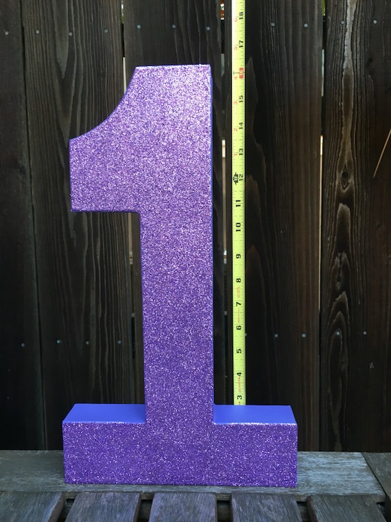 Number 1 Photo Prop, First Birthday, 1st Birthday, Number One, Giant Number, Lavender, Mermaid, Cake Smash, Table Centerpiece, 16 inches