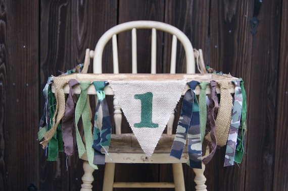 High Chair Banner, Camo Birthday, Army Birthday, 1st Birthday, First Birthday,Boy Birthday, Camo Banner, Army Banner, Photo Prop