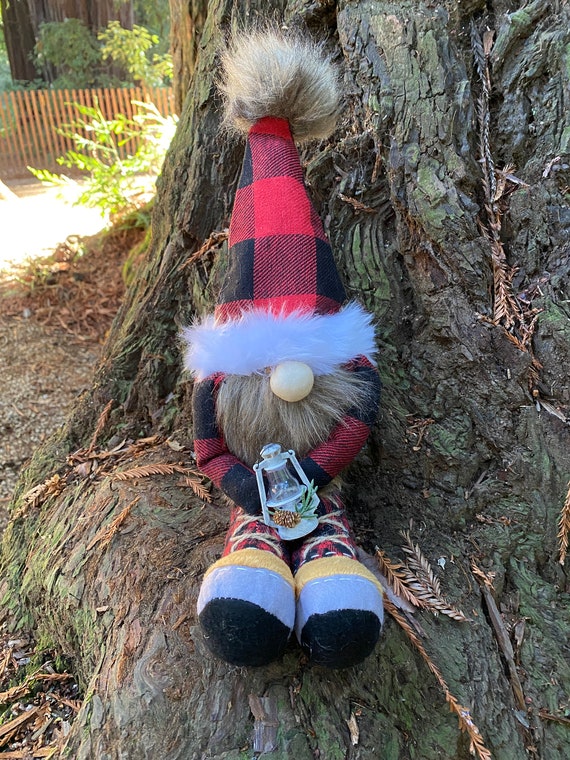 Gnome,Woodland Gnome,Gnomes,Buffalo Plaid Gnome,Forest Gnome,Winter Gnome,Gnome Decor,Gnome Decoration,Christmas Gnome