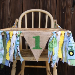 High Chair Banner, Farm 1st Birthday, Deere Inspired, Tractor 1st Birthday, Farm Banner,Tractor Banner, 1st Birthday Banner, Baby Shower
