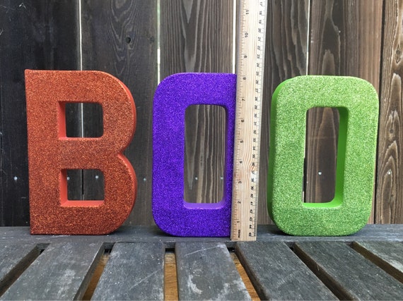 Boo Letters,Boo Sign,Halloween,Halloween Decor,Boo Decor,Fall,Fall Decor,Happy Halloween,Glitter,Halloween Sign,Photo Prop,Photoshoot